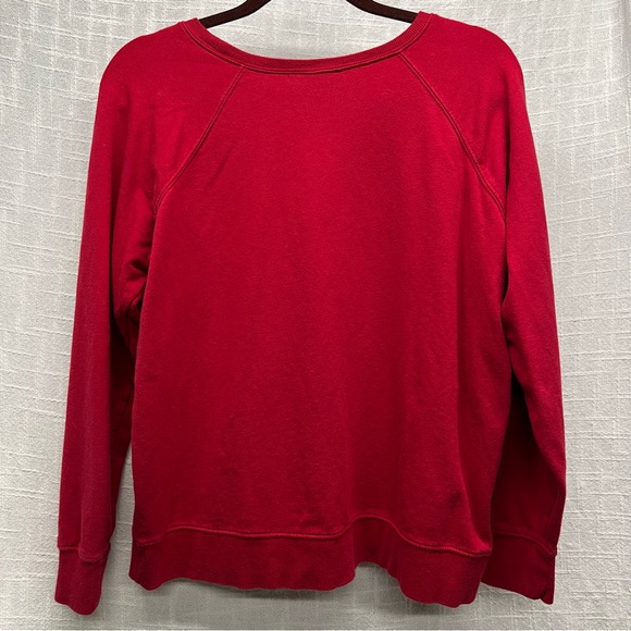 Torrid Red Holiday Sweatshirt - Plus Size 00 - Picture 5 of 6